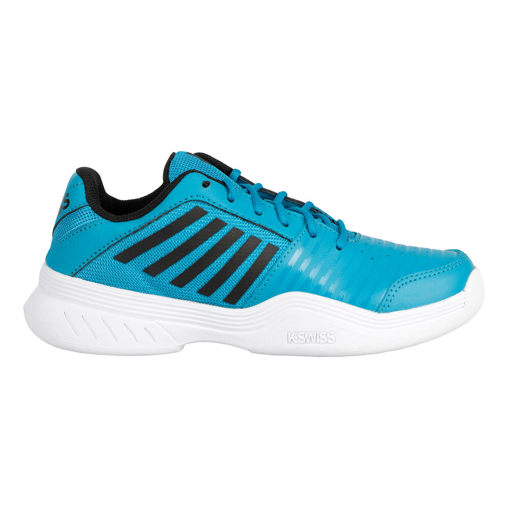 K-Swiss Court Express Carpet Enfants - Turquoise , Blanc