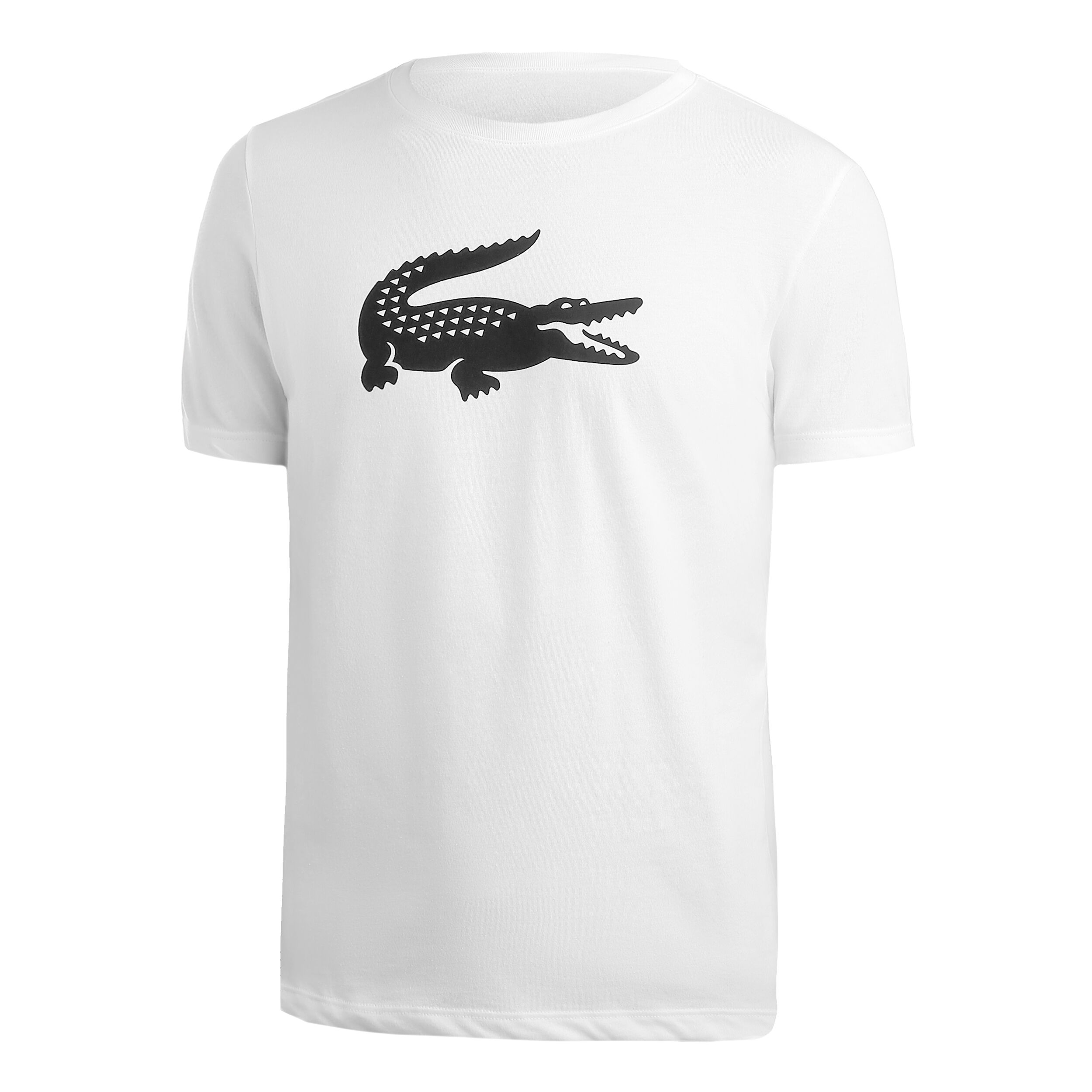 T shirt lacoste blanc homme discount