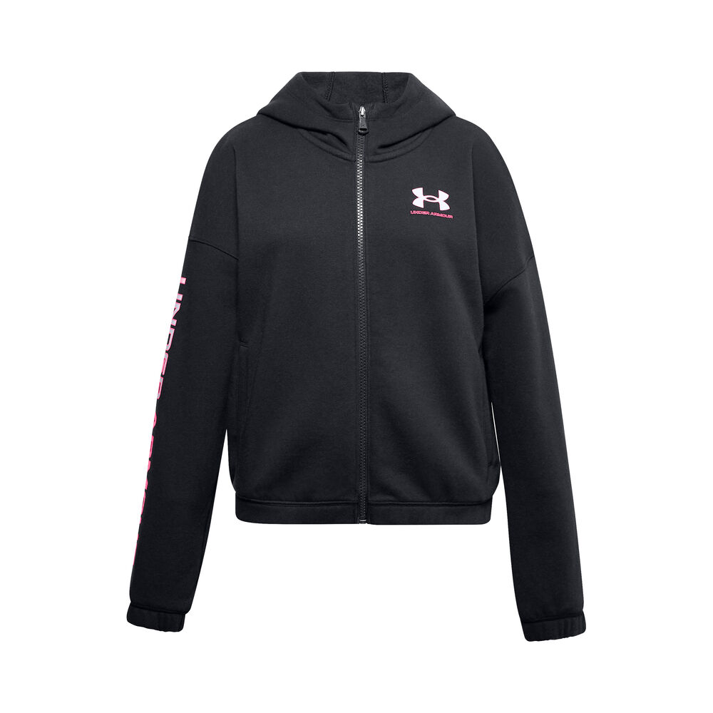 Under Armour Rival Logo Gilet En Coton Filles - Noir , Blanc
