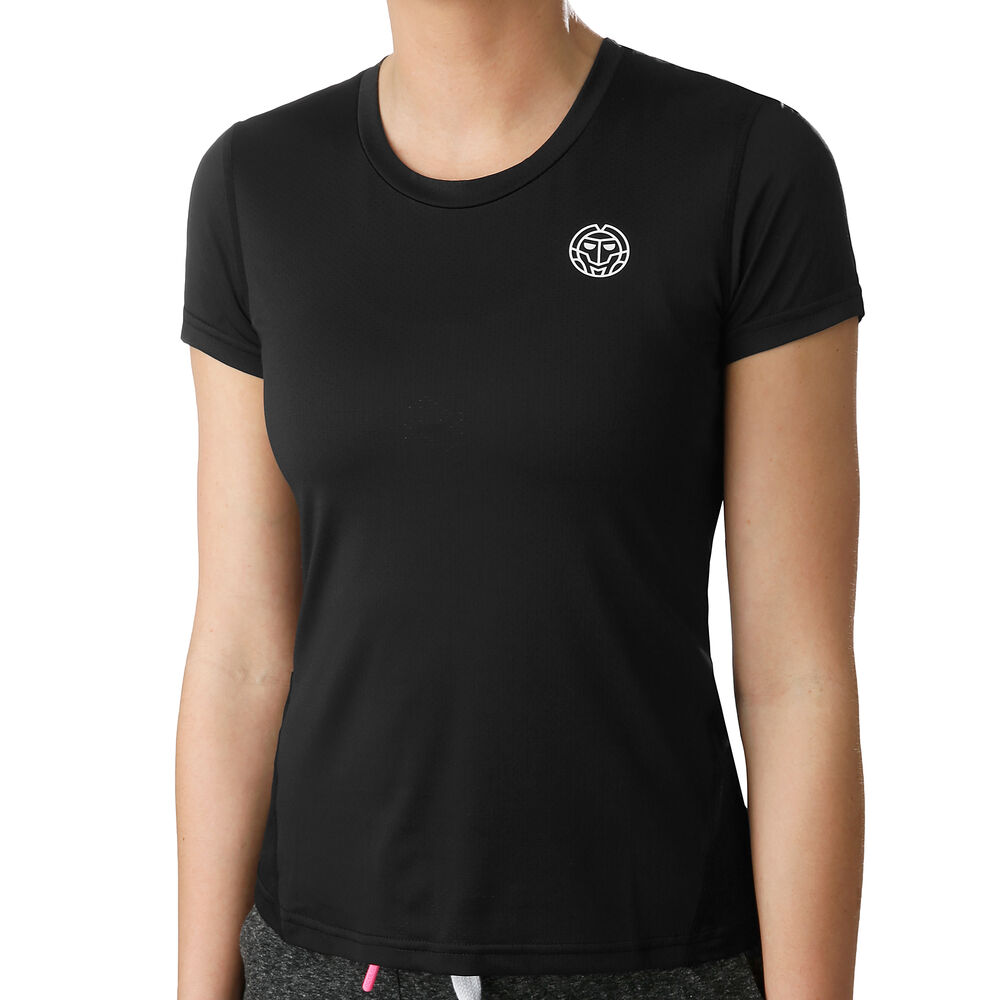 BIDI BADU Eve Tech Round-Neck T-shirt Femmes - Noir , Blanc