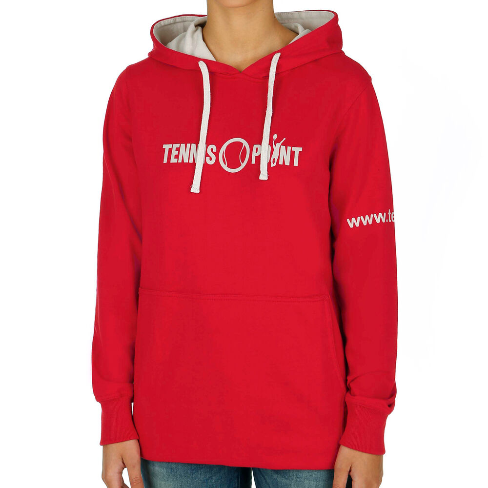 Tennis-Point Promotion Big Logo Sweat à Capuche Femmes - Pink , Blanc