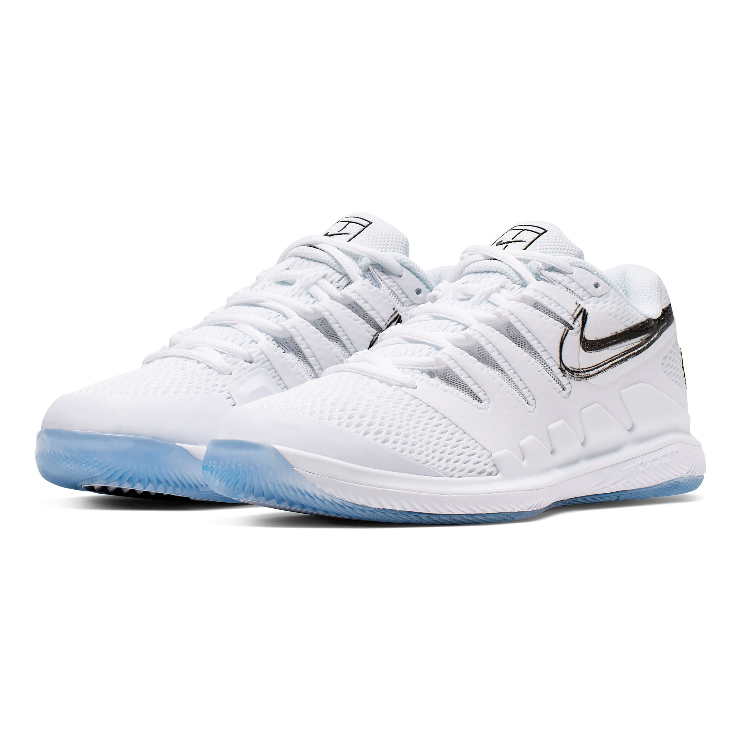 Buy Nike Air Zoom Vapor X Chaussures Toutes Surfaces Femmes Blanc Bleu Clair online Tennis Point FR