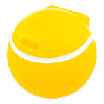 Équipement court de tennis Tegra Tegra In Ballform Conteneur À Déchets-Jaune