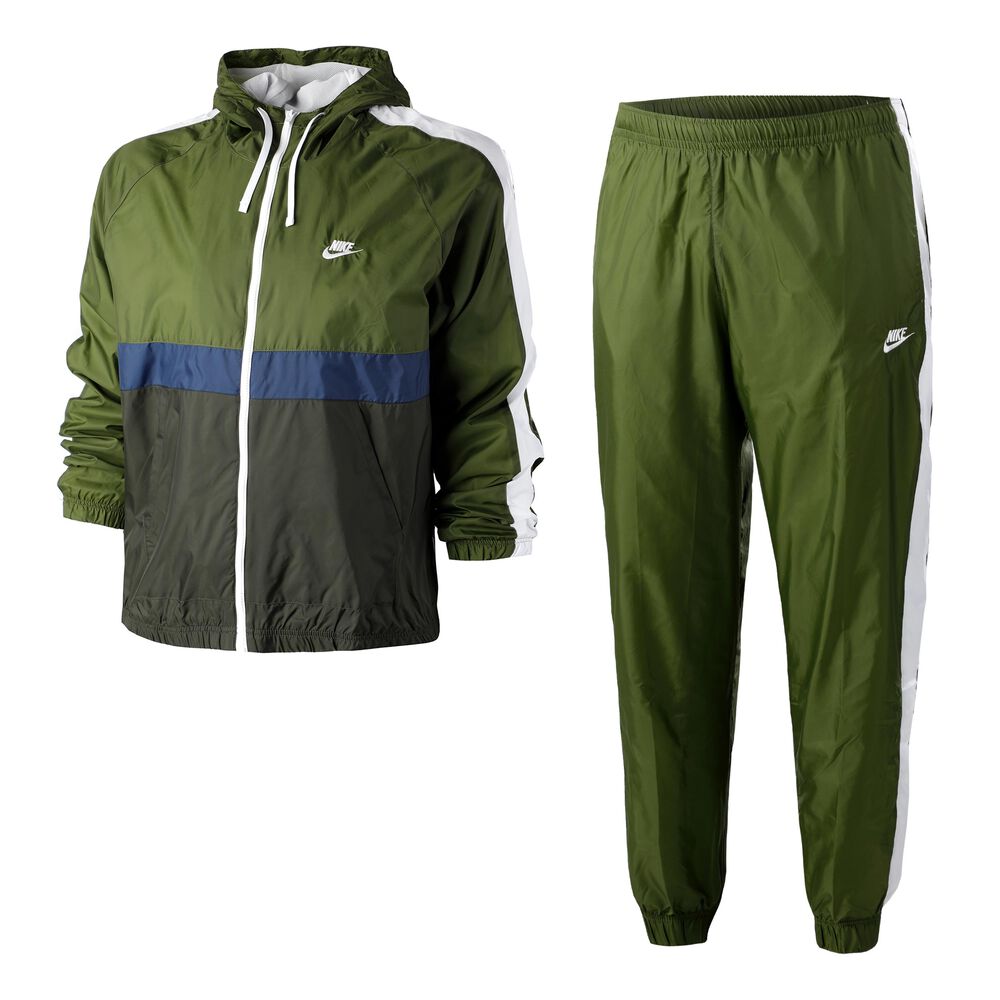Nike Sportswear Hooded Woven Survêtement Hommes - Vert , Blanc