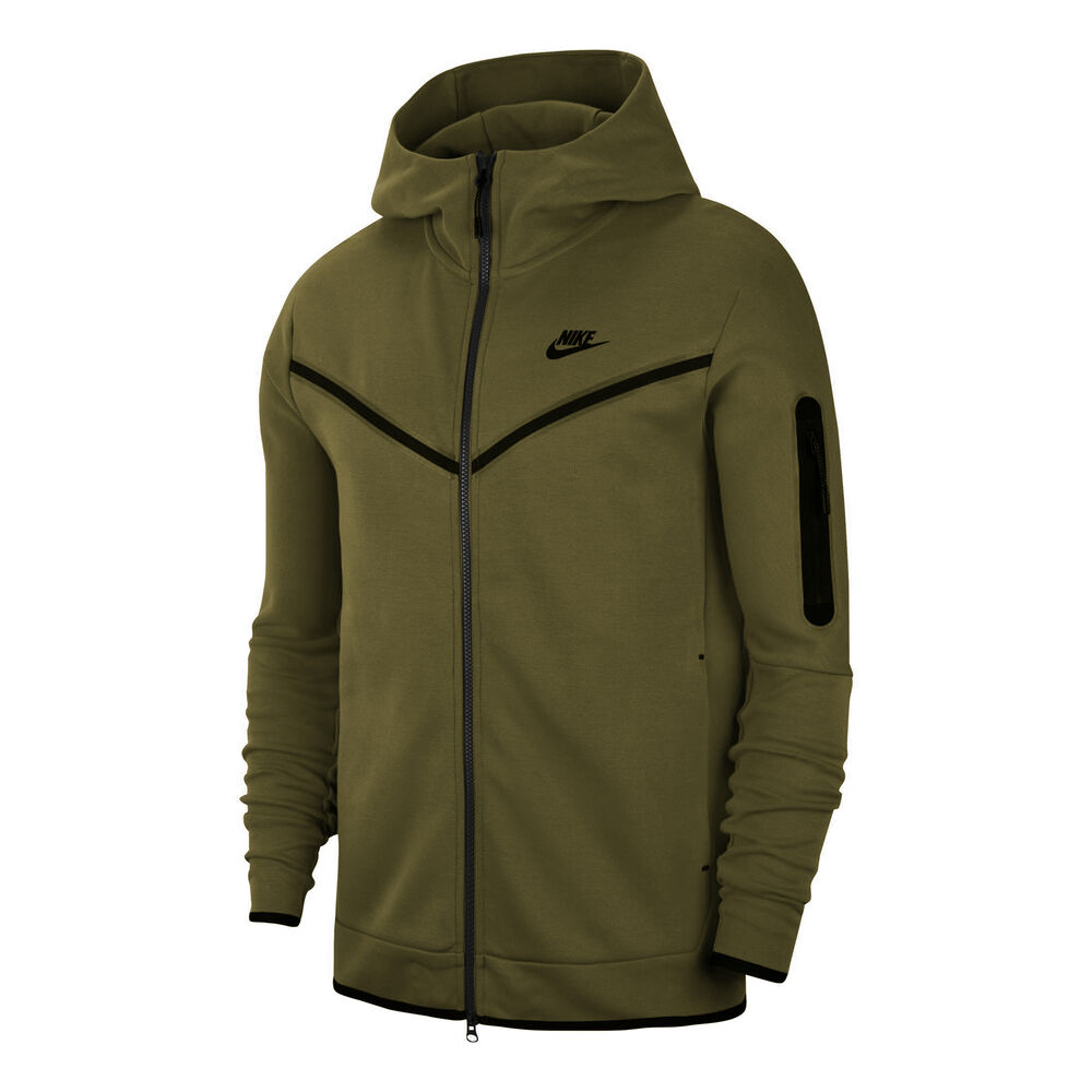 Nike Sportswear Tech Fleece Gilet En Coton Hommes - Vert Olive , Noir