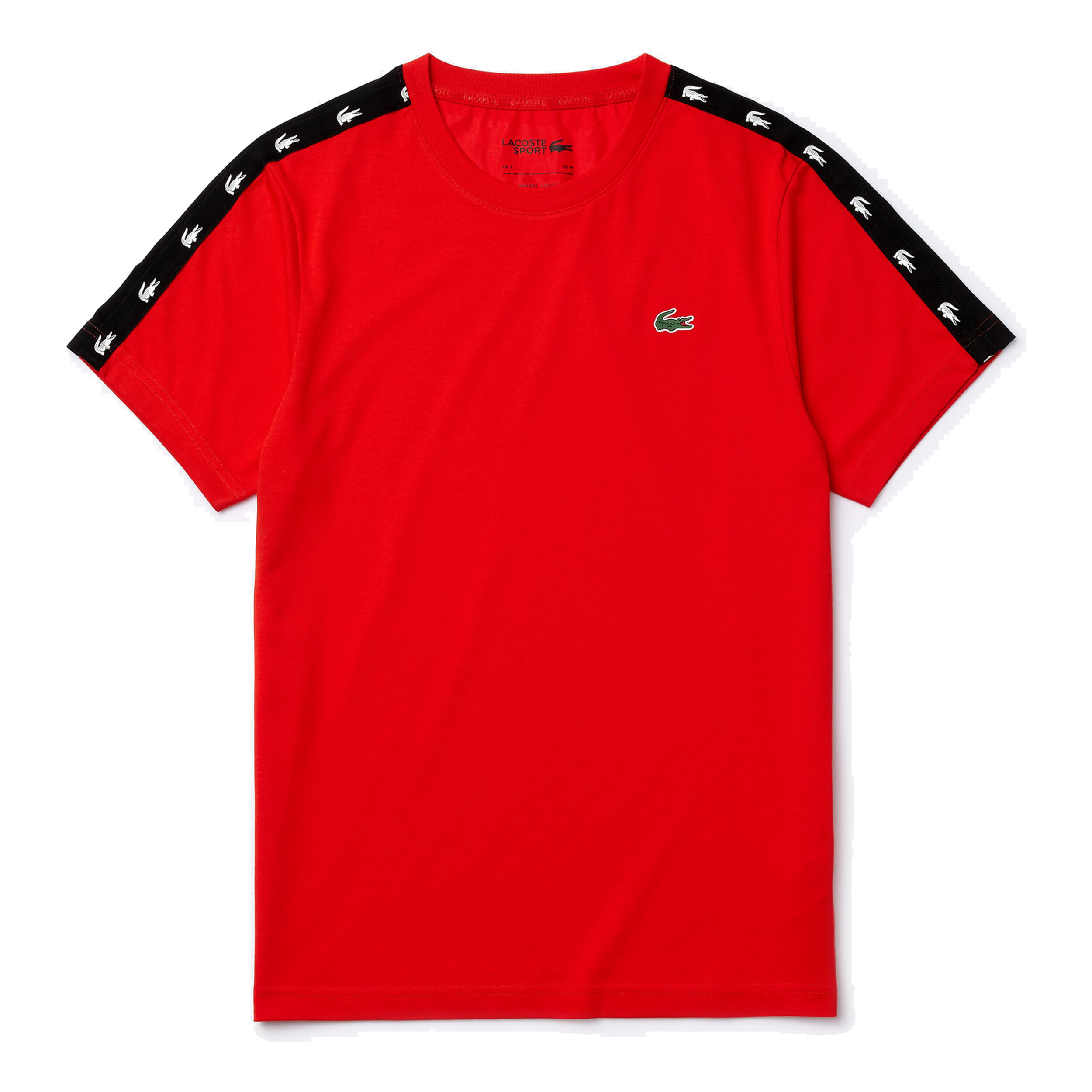 T shirt lacoste rouge shop