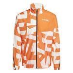 V&ecirc;tements adidas adidas Terrex MT Wind Veste Running Hommes-Orange