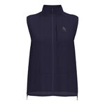 Vêtements Odlo Odlo Zeroweight Gilets De Course Femmes-Bleu Foncé