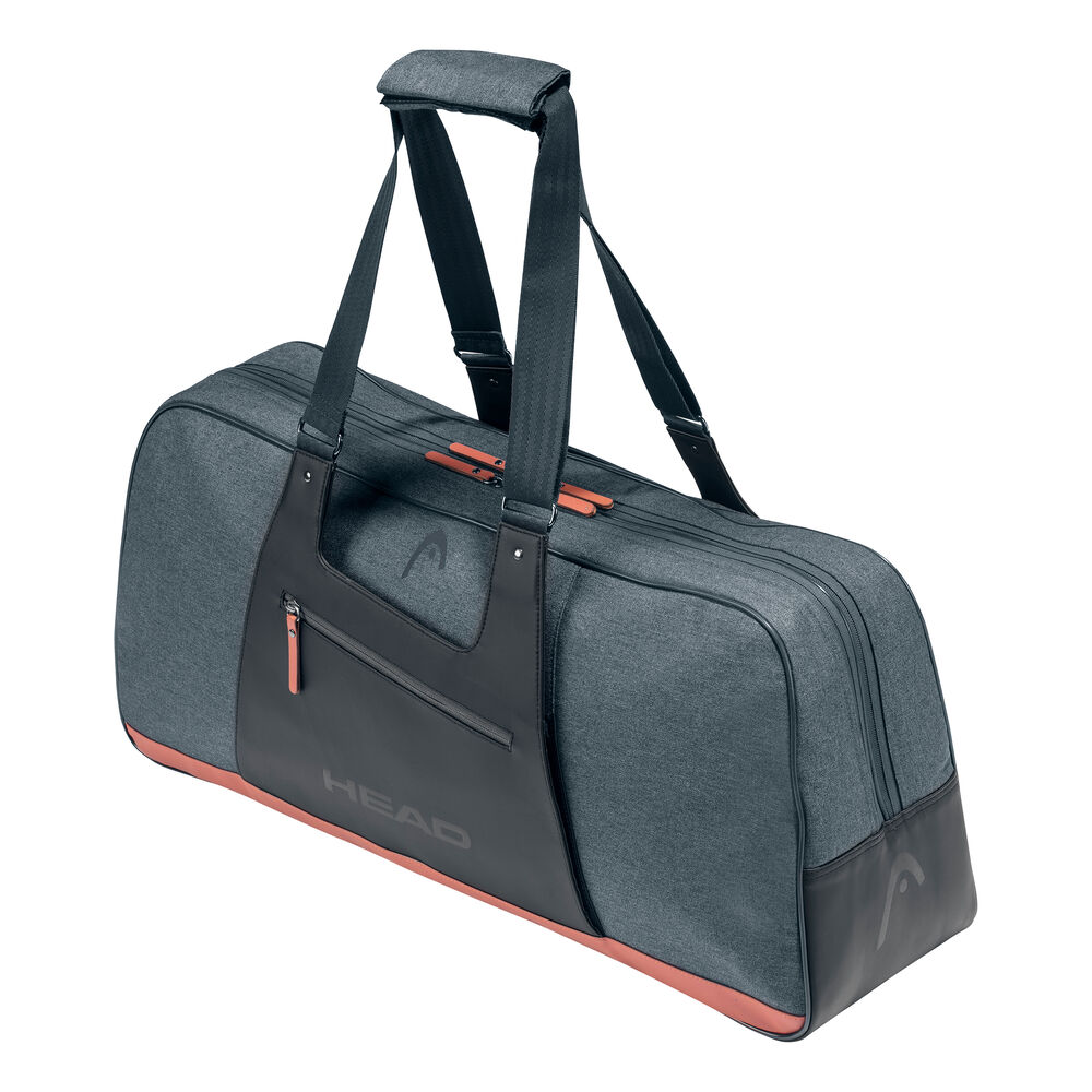 HEAD Women’s Court Bag Sac De Sport - Anthracite , Corail