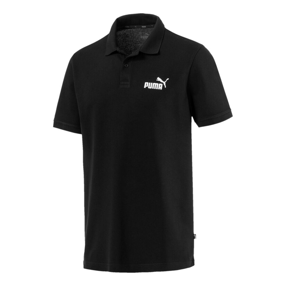 Puma Essential Pique Polo Hommes - Noir , Blanc
