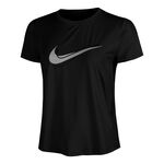 V&ecirc;tements Nike Nike Swoosh Maillot De Course Femmes-Noir