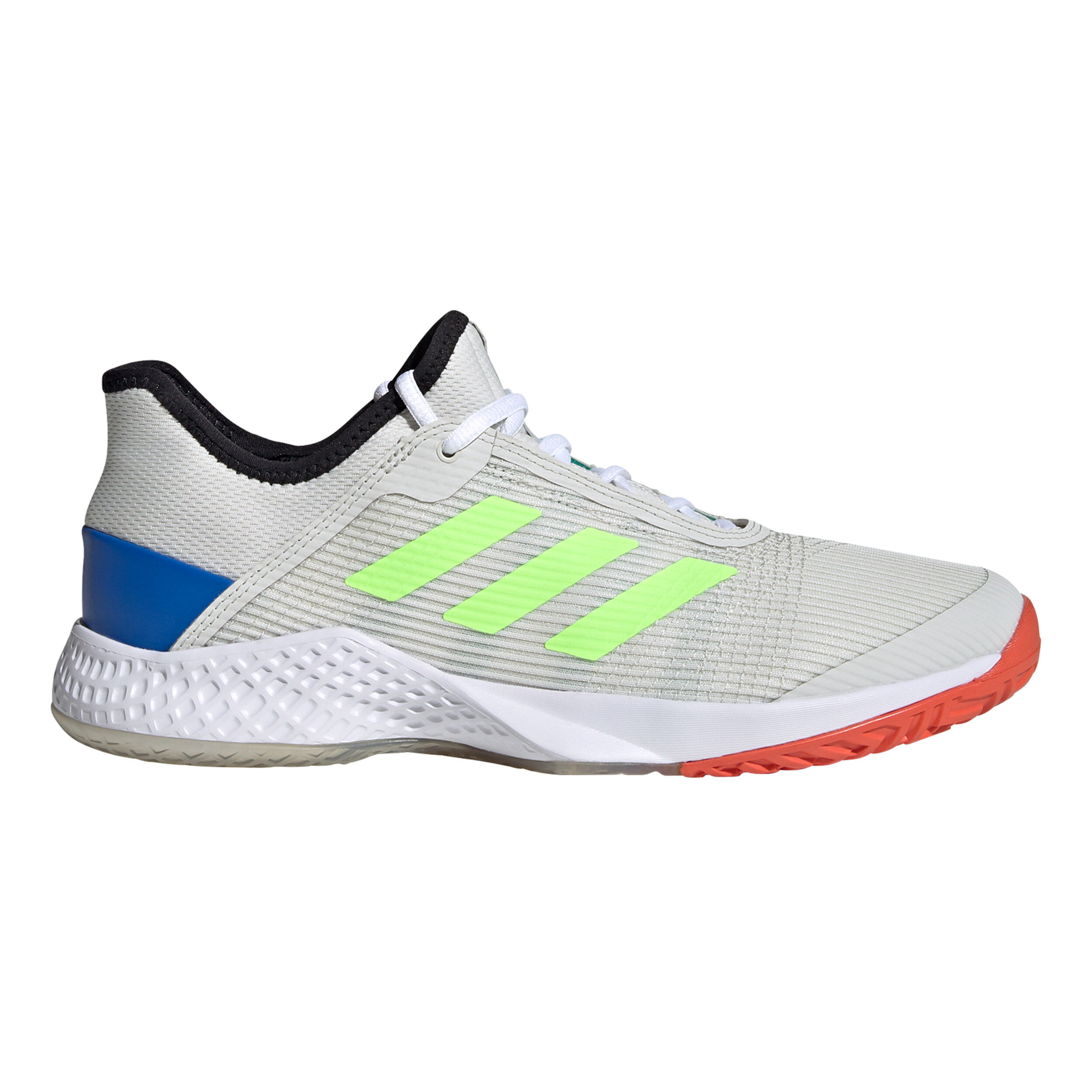 Buy adidas Adizero Club Chaussures Toutes Surfaces Hommes Gris Clair Vert Fluo online Tennis Point FR