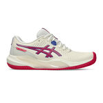 Chaussures de tennis ASICS ASICS Gel-Challenger 15 Chaussure Terre Battue Femmes-Cr&egrave;me,Berry