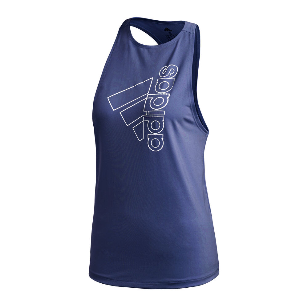adidas Tech Badge Of Sports Débardeur Tank Top Femmes - Bleu , Blanc