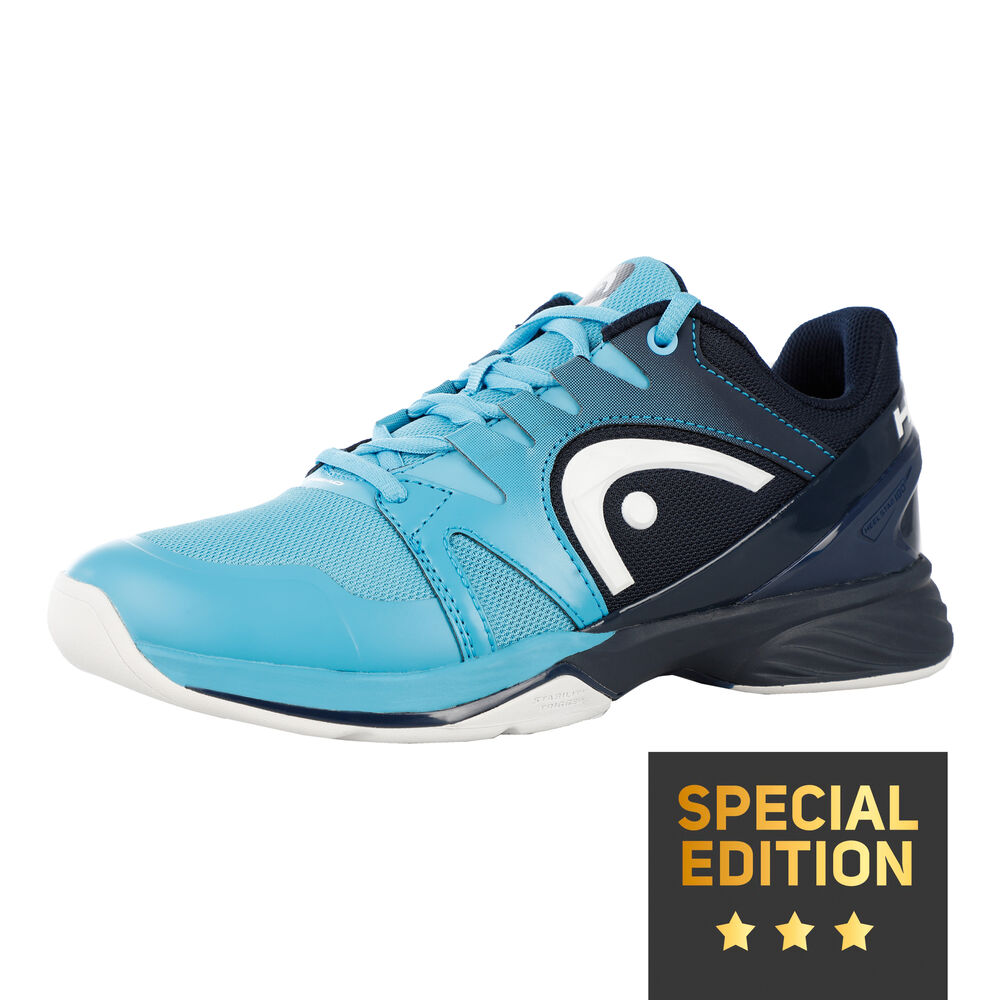 HEAD Sprint 2.5 Carpet Chaussure Moquette Edition Spéciale Hommes - Bleu Foncé , Turquoise