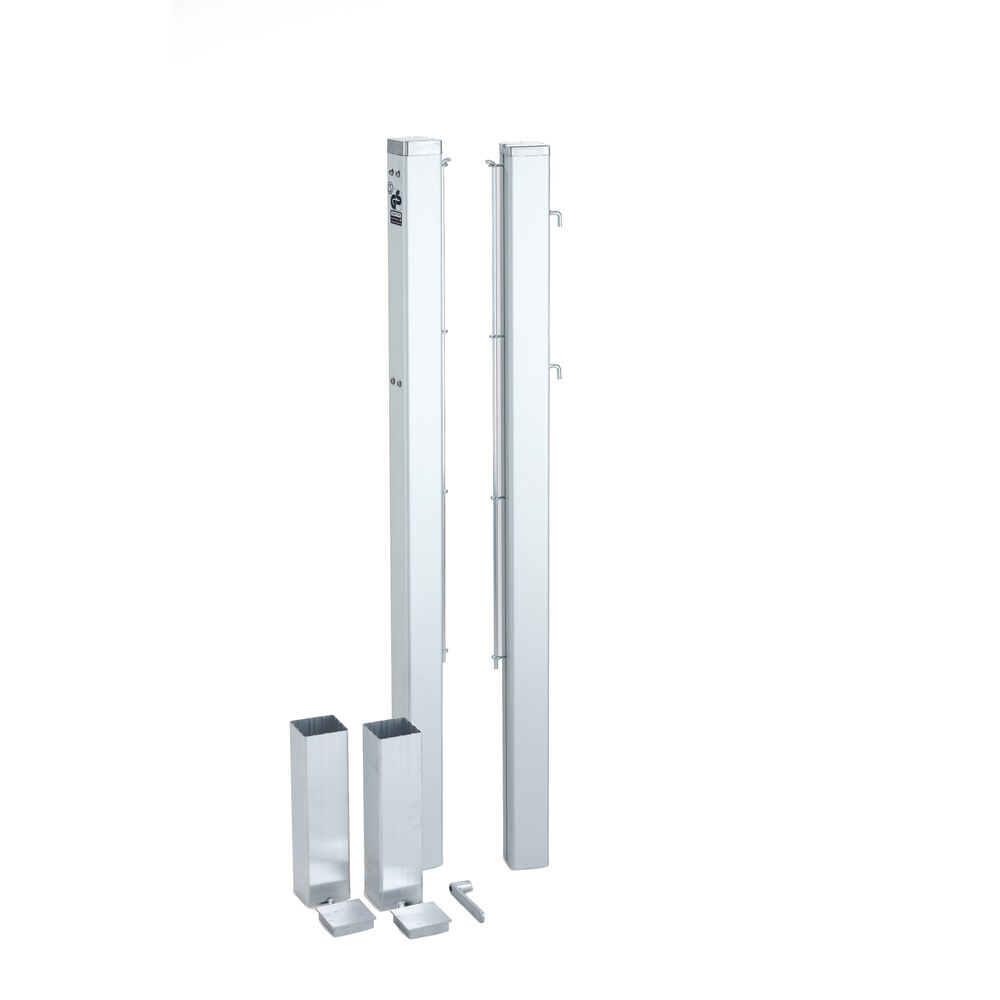 Tegra ASS Poteau Pour Filet - Argent