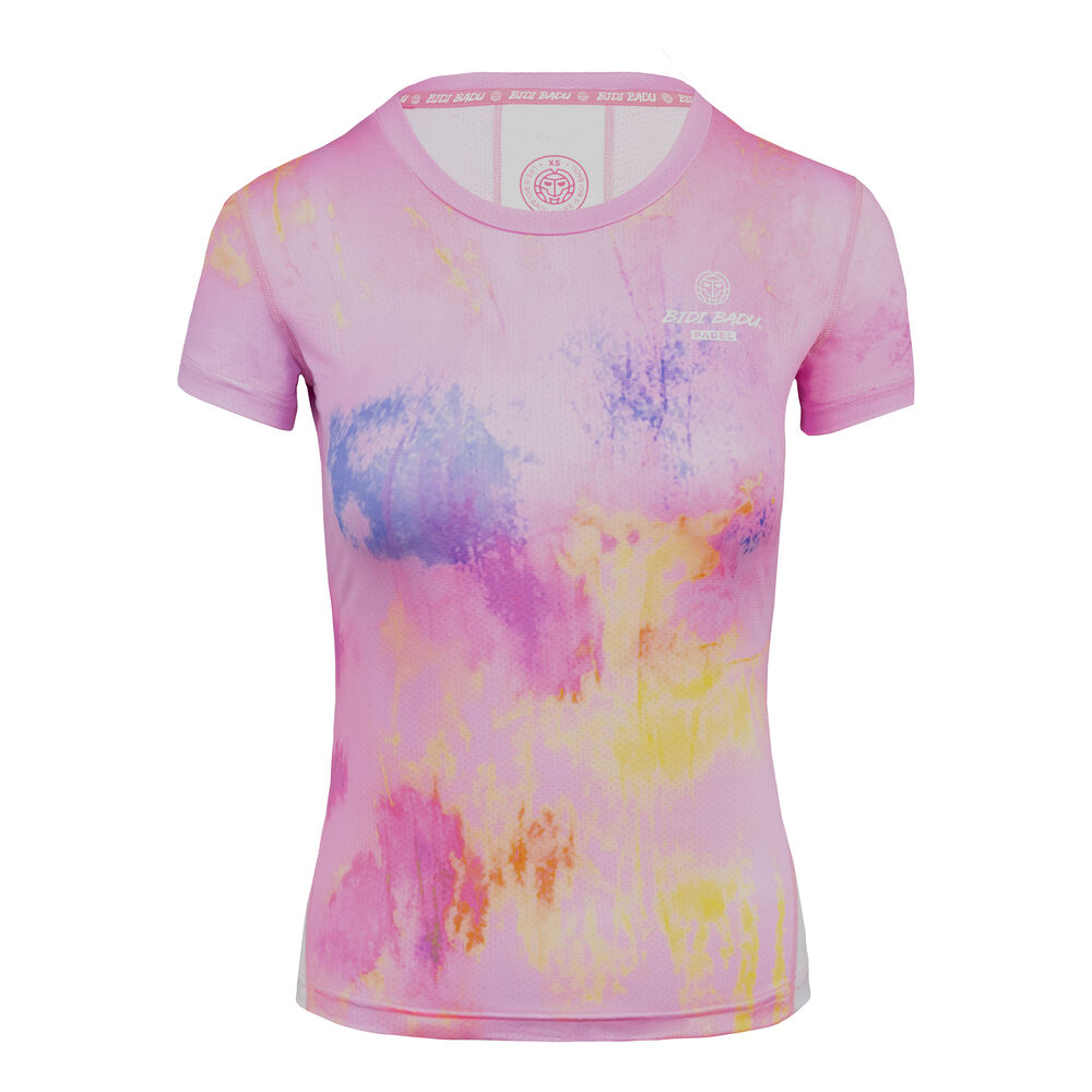 BIDI BADU Eve Tech Roundneck T-shirt Femmes - Rosé, Multicouleur