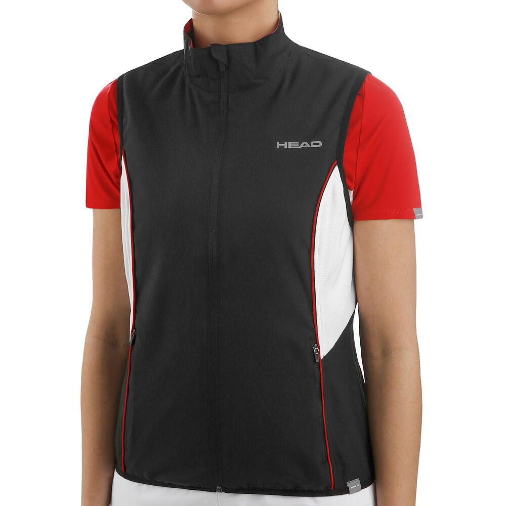 HEAD Club Gilet Femmes - Noir , Blanc