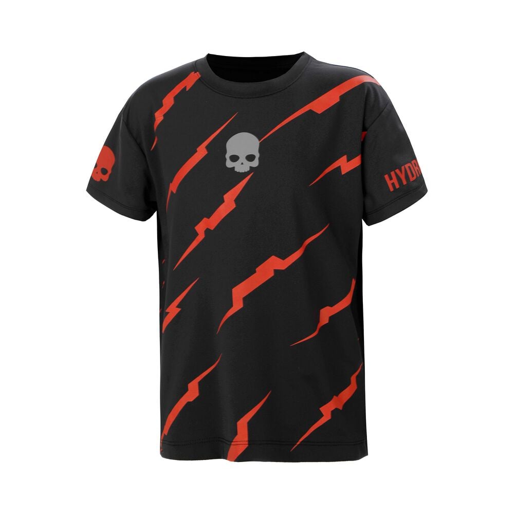 Hydrogen Tech Thunder T-shirt Garçons - Noir , Rouge Clair