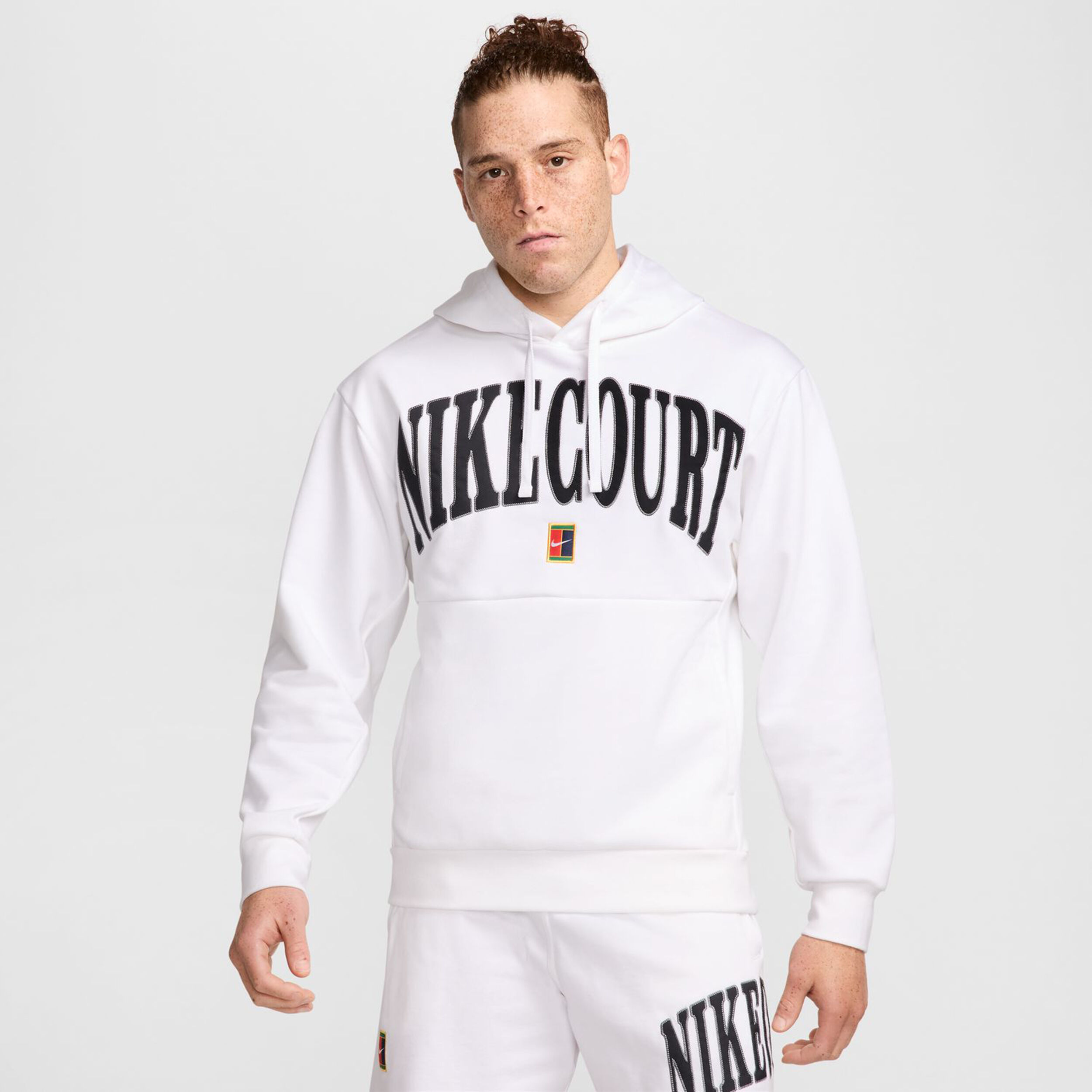 Buy Nike Dri Fit Fleece Heritage Sweat A Capuche Hommes Noir Blanc online Tennis Point FR
