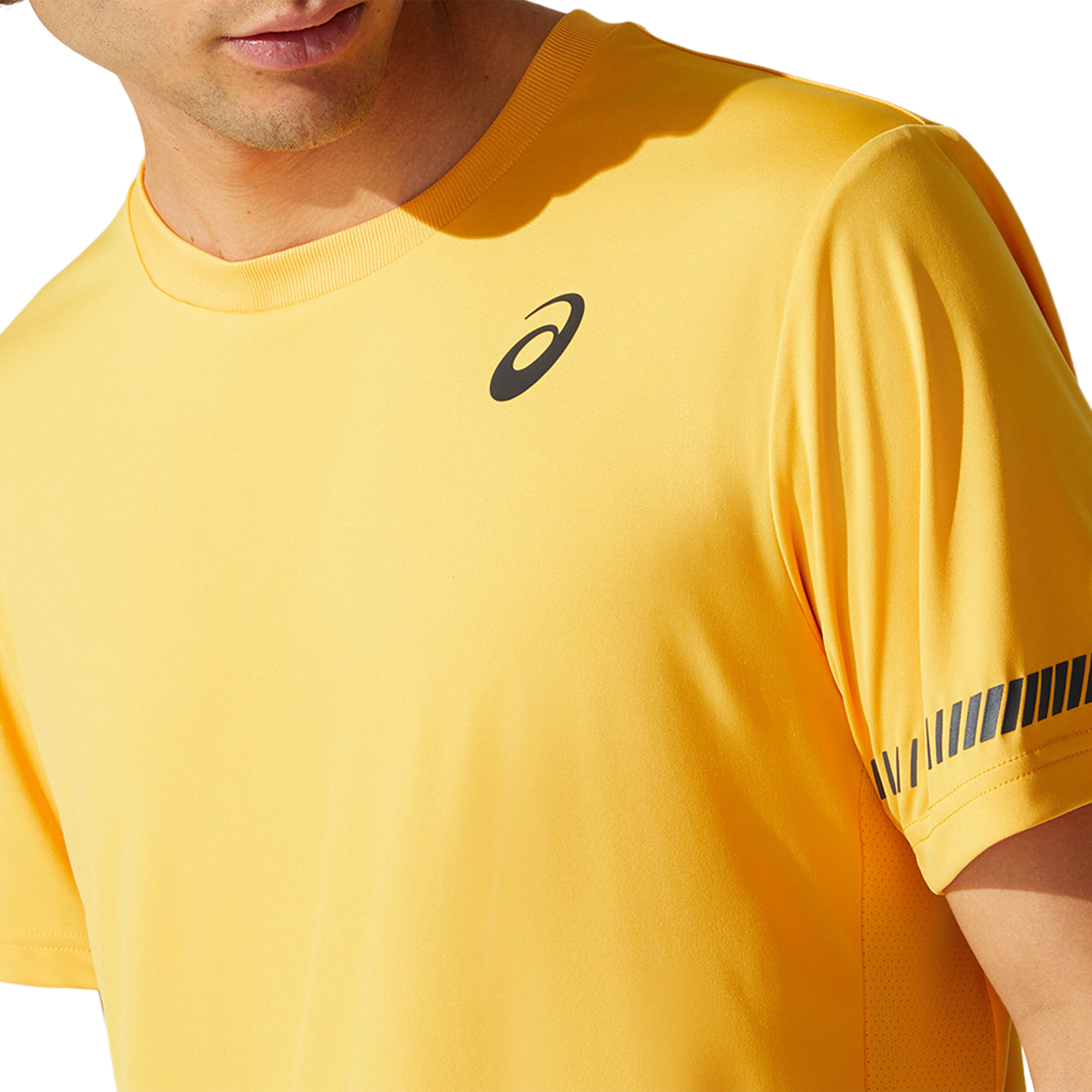 Asics t shop shirt jaune
