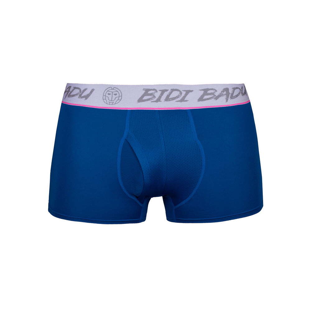 BIDI BADU Max Basic Caleçon Hommes - Bleu Foncé , Blanc