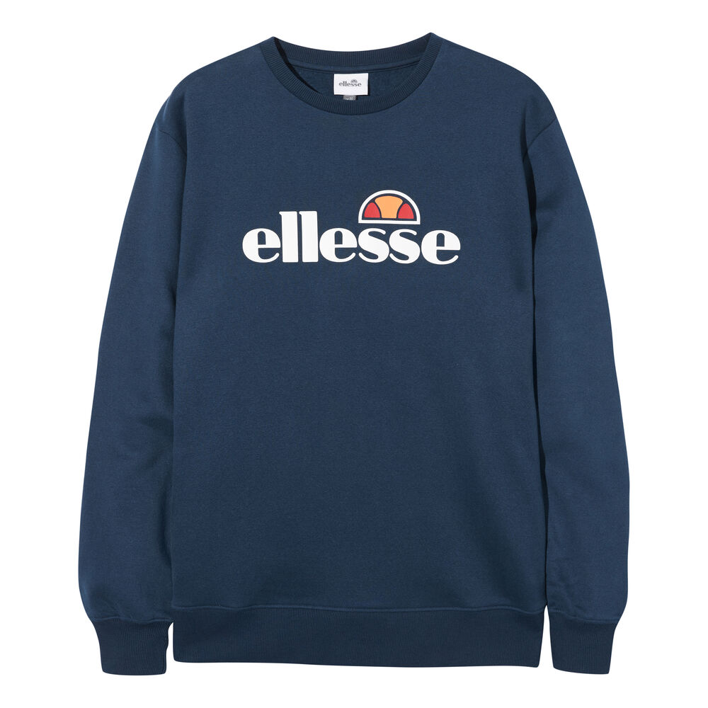 Ellesse Pizzoli Sweat-shirt Hommes - Bleu Foncé , Blanc