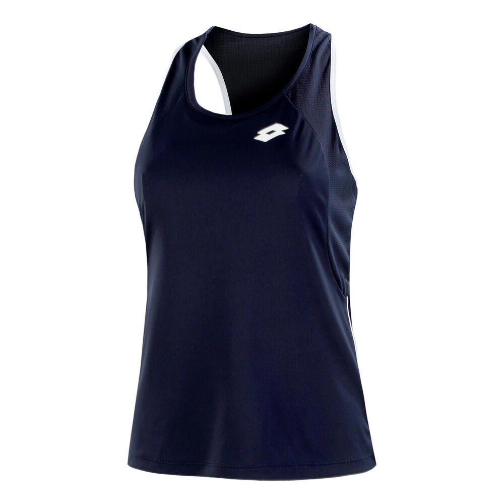 Lotto Squadra II PL Débardeur Tank Top Femmes - Bleu Foncé , Blanc