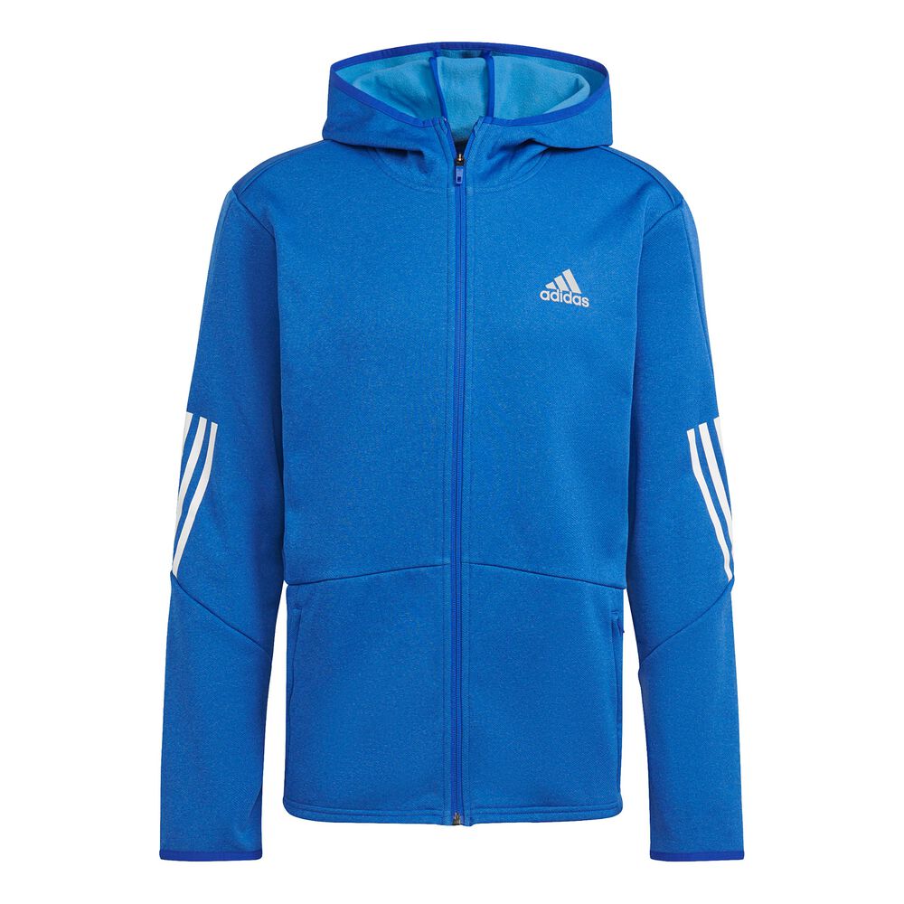 adidas Gilet En Coton Hommes - Bleu , Blanc