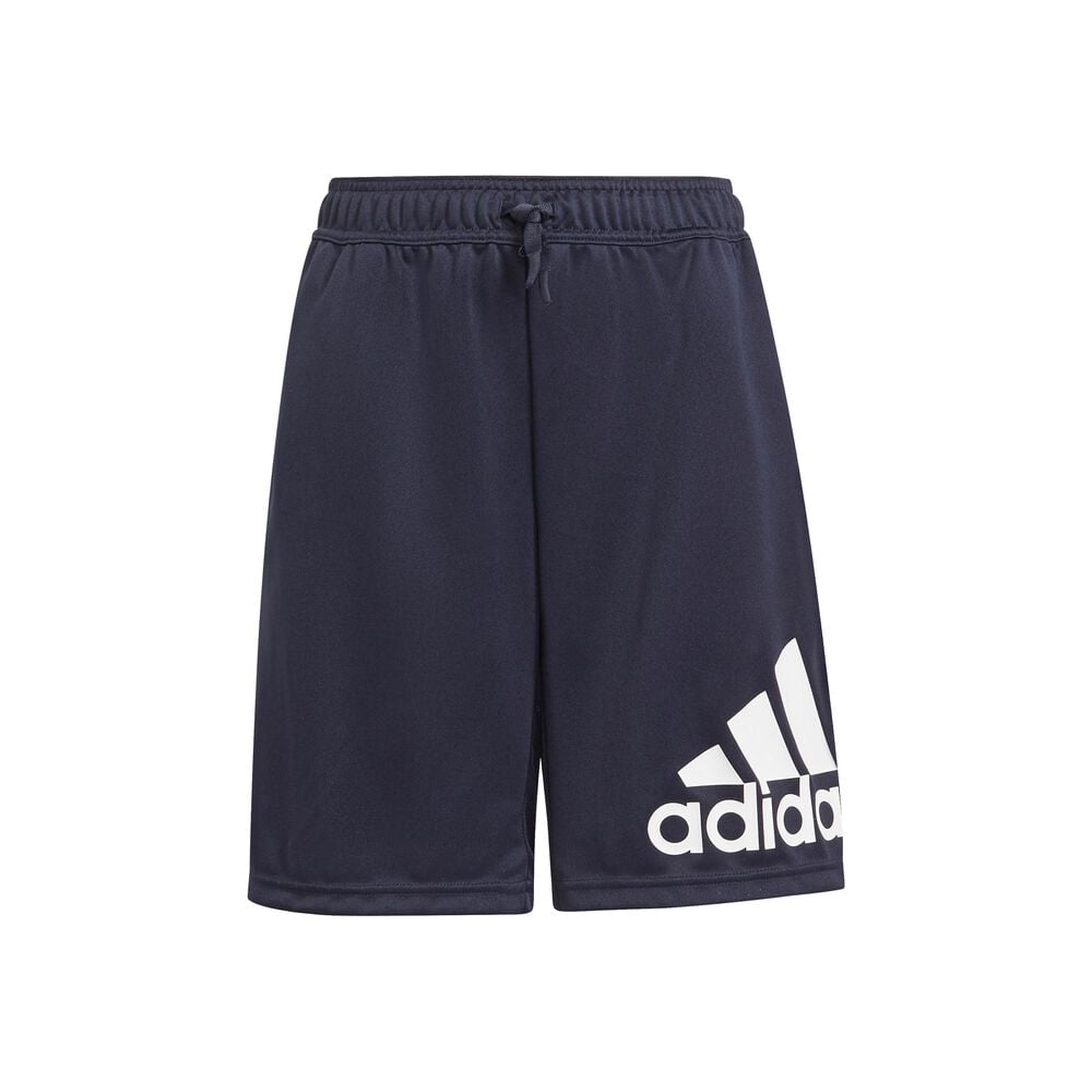 adidas Big Logo Shorts Garçons - Bleu Foncé , Blanc