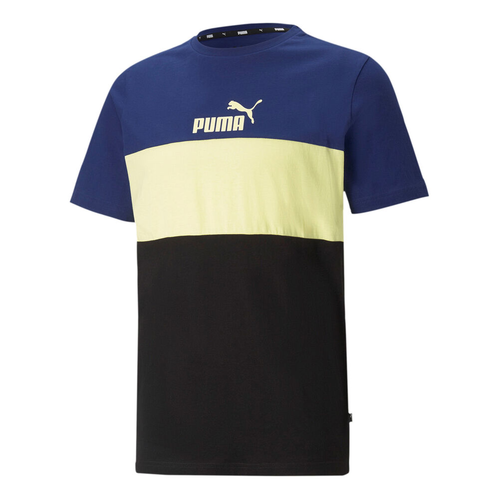 Puma Essential Colorblock T-shirt Hommes - Noir , Blanc