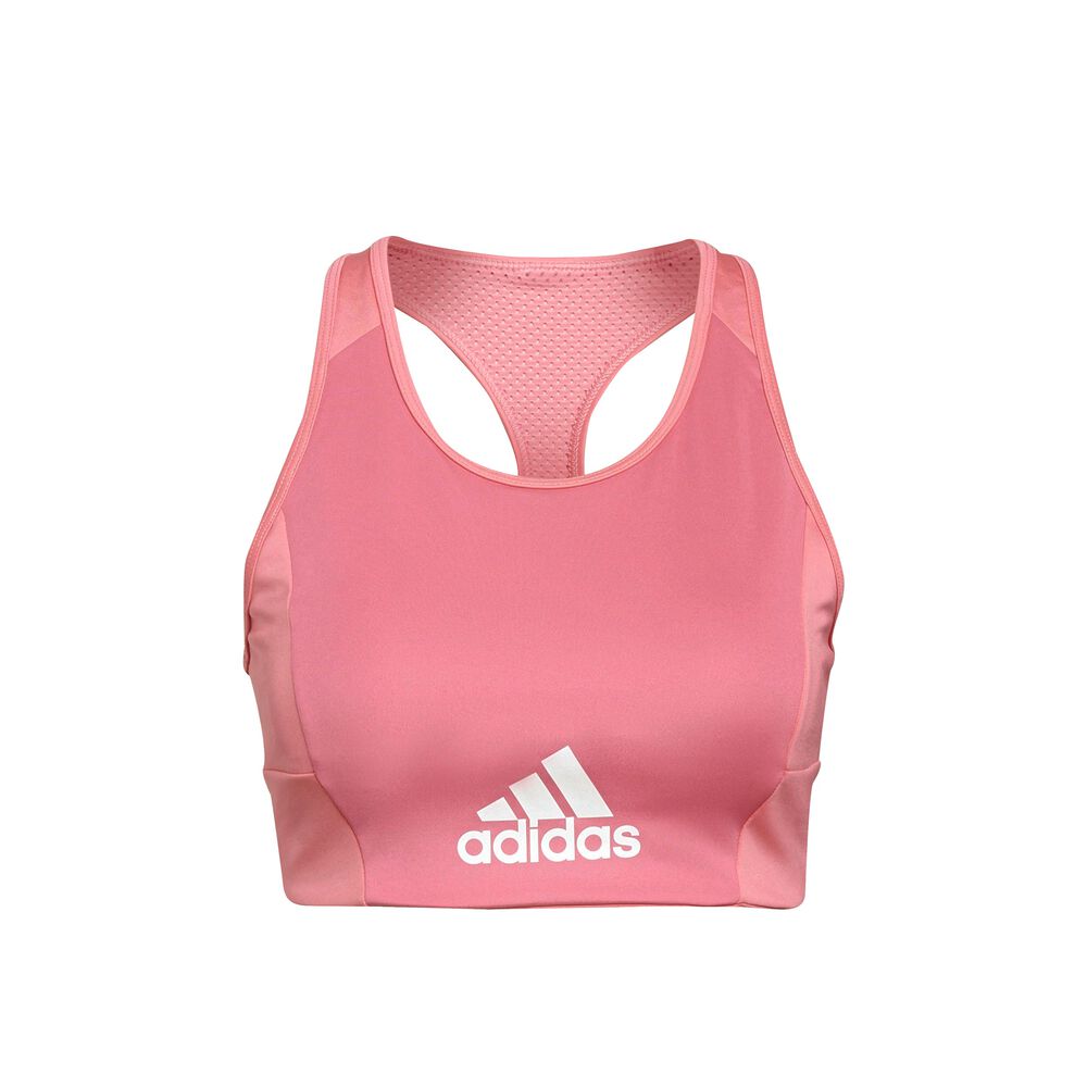 adidas Big Logo BT Soutien-gorge Sport Femmes - Rosé, Blanc