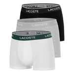 Lacoste Lacoste Boxershorts Courts 3er Pack Cale&ccedil;on Hommes-noir, blanc