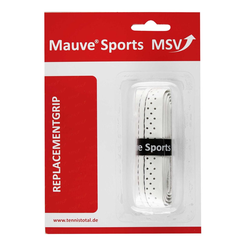 MSV Basic Grip Soft-Stich Perforated And Stitched Pack 1 Unité - Blanc