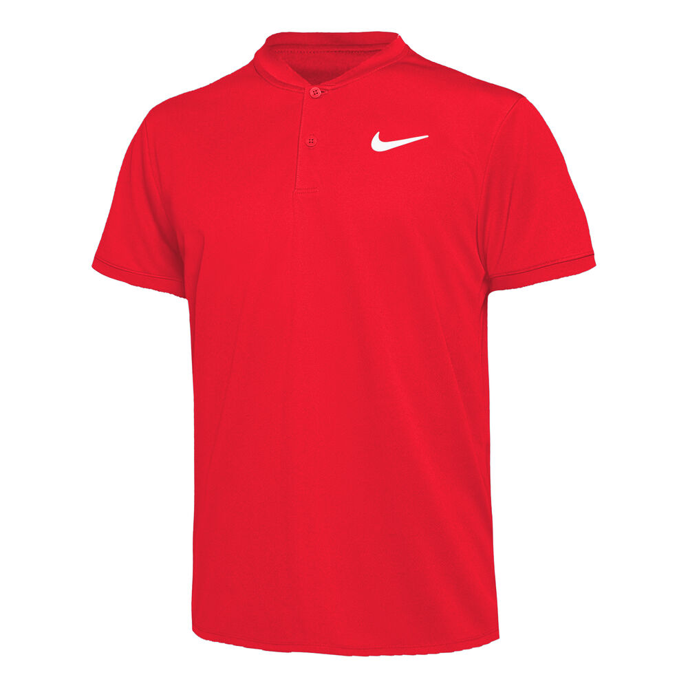Nike Court Dry Blade Polo Hommes - Rouge , Blanc