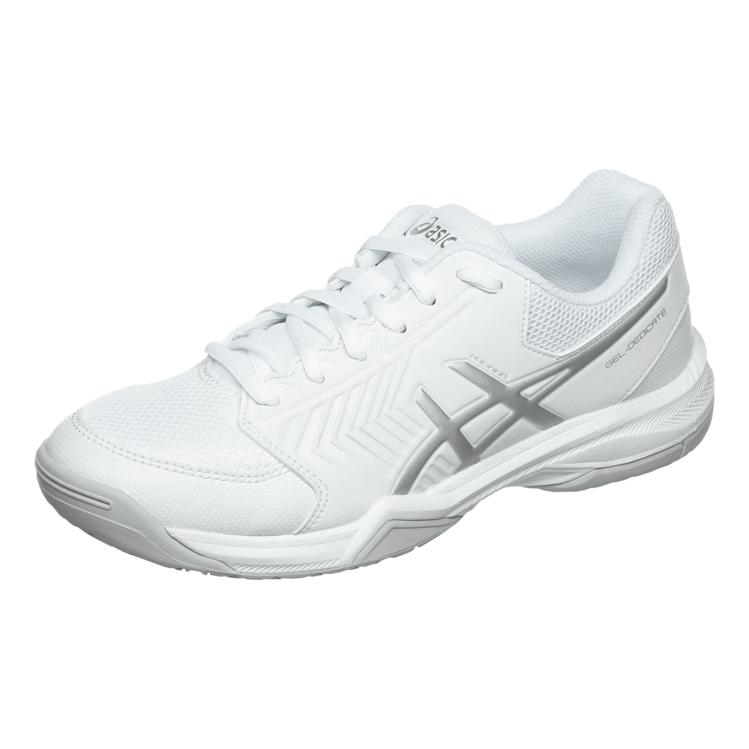 Buy ASICS Gel Dedicate 5 Chaussures Toutes Surfaces Femmes Blanc Gris Clair online Tennis Point FR