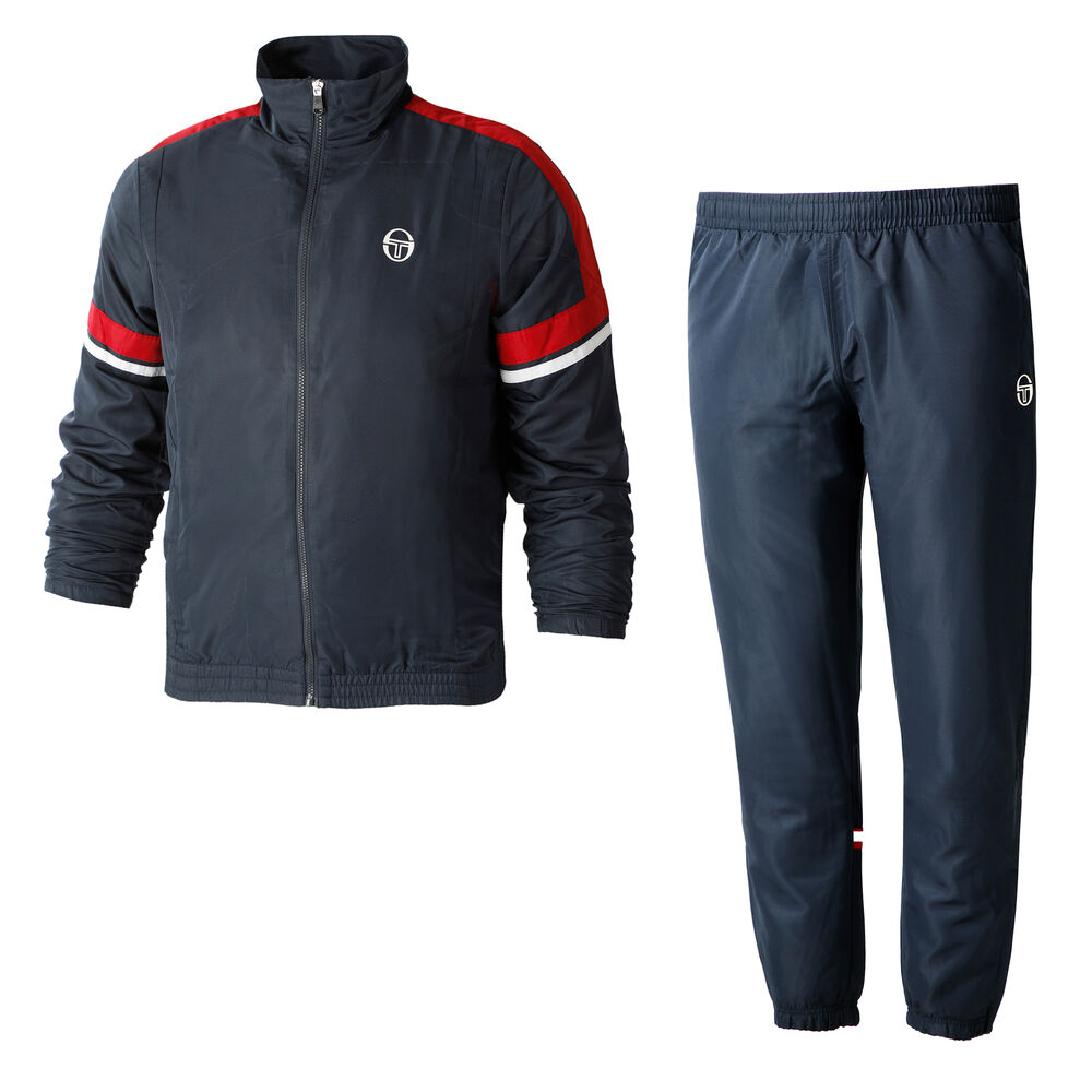 Sergio Tacchini Cyro Survêtement Hommes - Bleu Foncé , Rouge