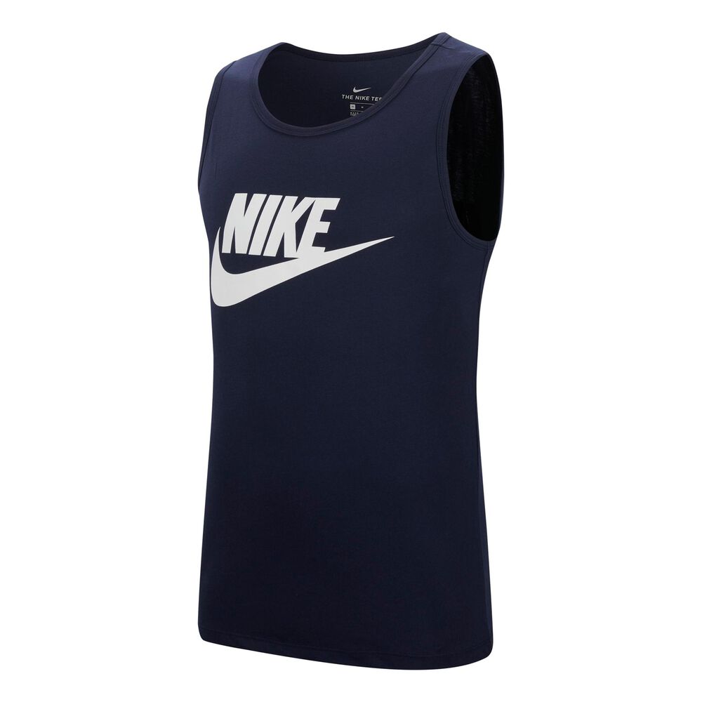 Nike Sportswear Débardeur Tank Top Hommes - Bleu Foncé , Blanc