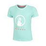 Wild Baseline Logo T-shirt Filles-Turquoise,Multicouleur