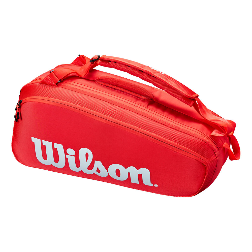 Wilson Super Tour Housse De Raquette Lot De 6 - Rouge , Blanc