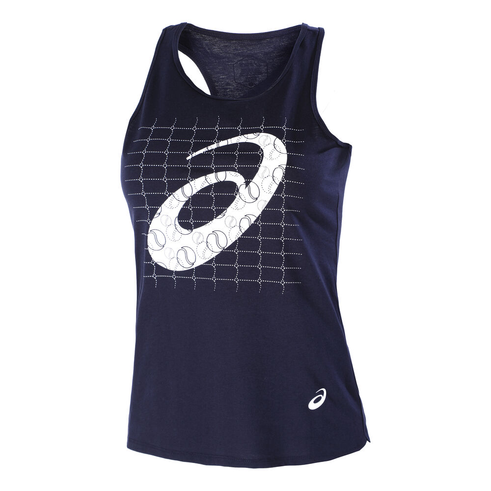 Asics Débardeur Tank Top Femmes - Bleu Foncé , Blanc