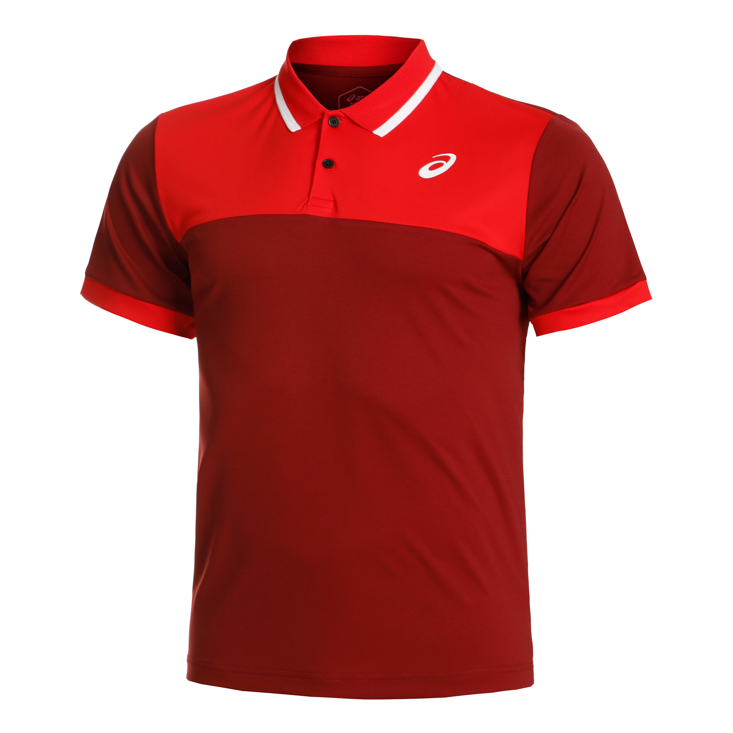 Polo asics homme rouge store