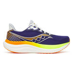 Chaussures de running Saucony Saucony Triumph 23 Chaussure de running sans stabilisateurs Hommes - bleu, jaune citron