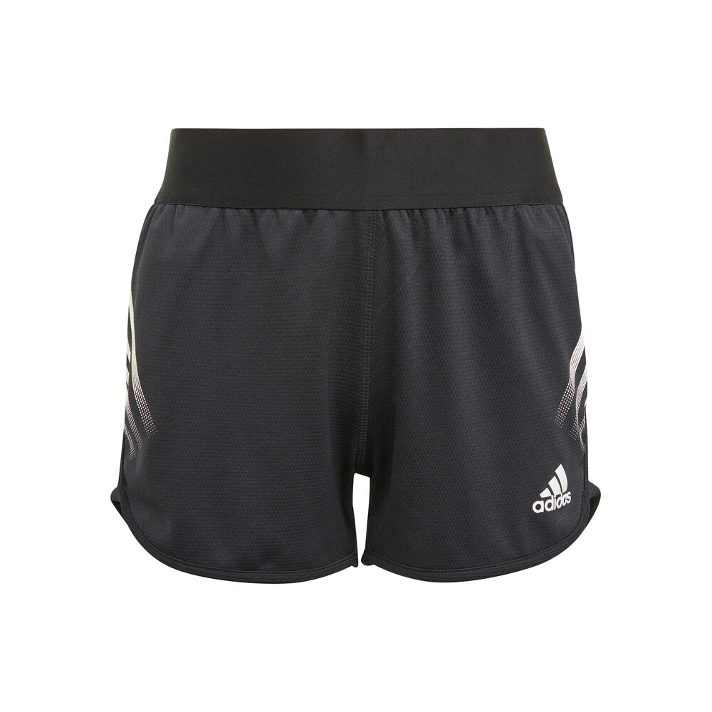 adidas AeroReady 3-Stripes Shorts Filles - Noir , Argent