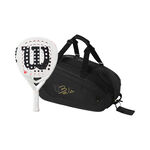 Lot de raquettes Padel Wilson Wilson Bela LS V3 Raquette de padel 