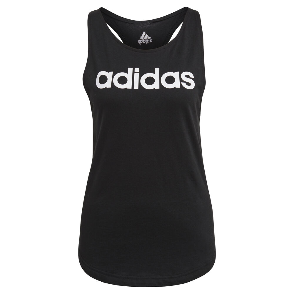 adidas Linear Débardeur Tank Top Femmes - Noir , Blanc