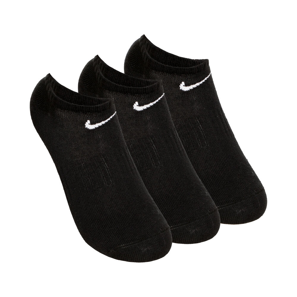 Nike Everyday Lightweight No-Show Chaussettes De Sport - Noir , Blanc
