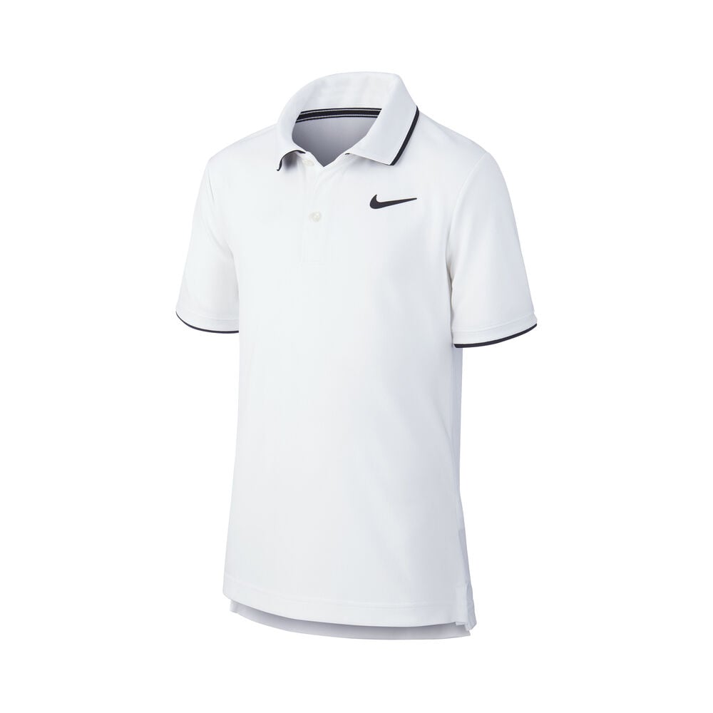 Nike Court Dry Team Polo Garçons - Blanc , Noir