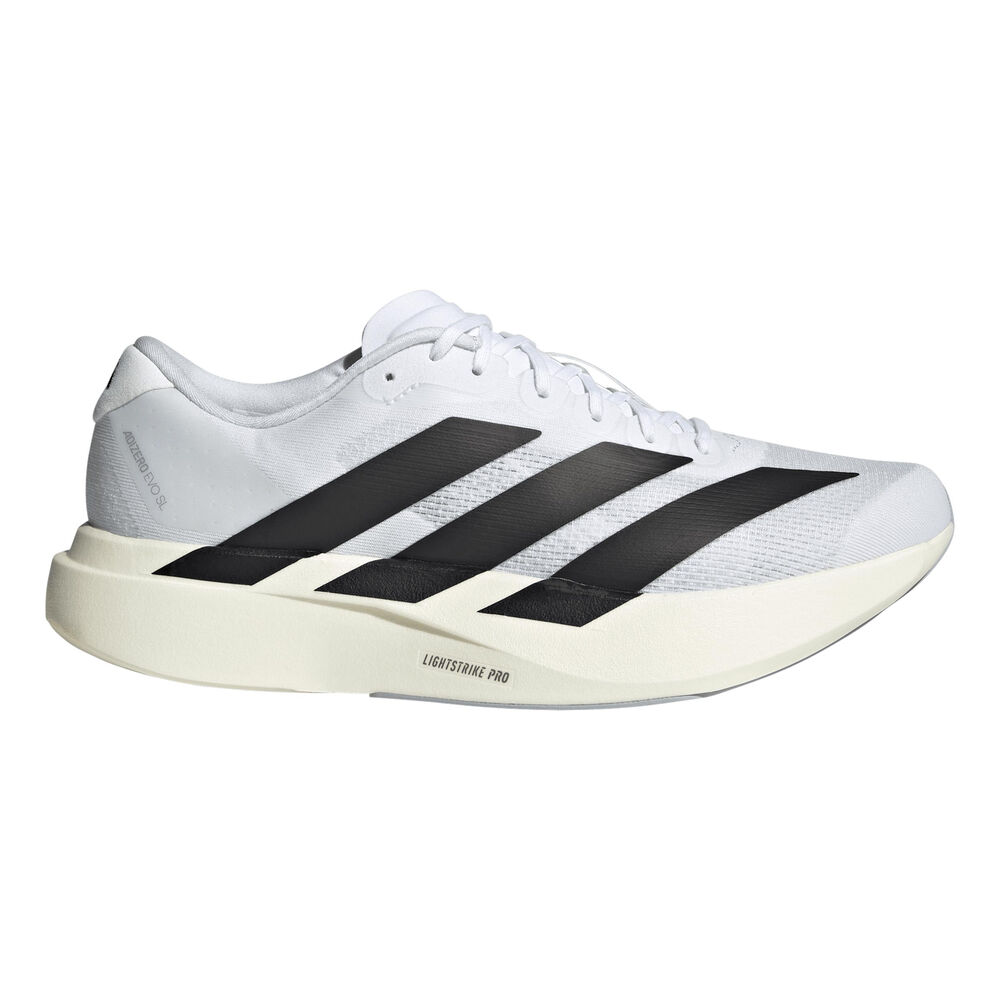 adidas adizero Evo SL Chaussure de compétition Hommes-blanc, noir