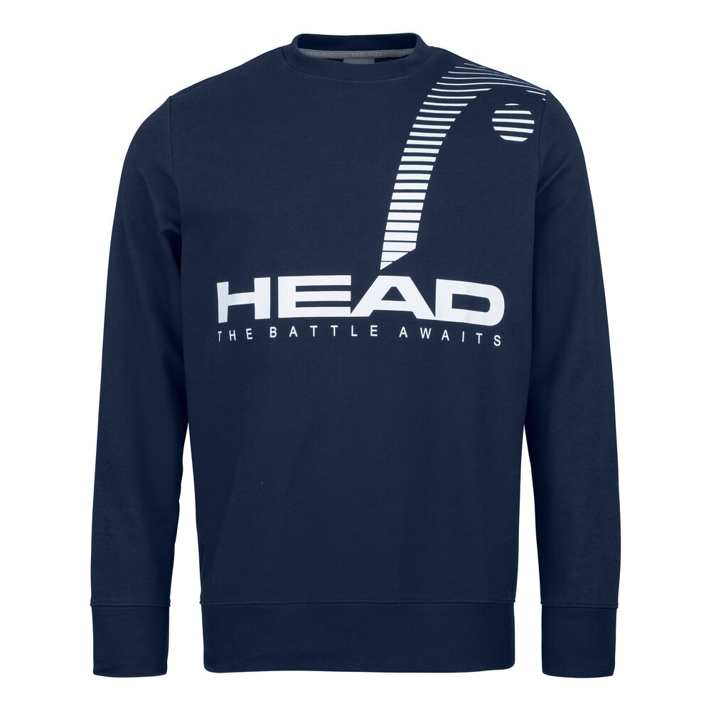HEAD Rally Sweat-shirt Hommes - Bleu Foncé , Blanc